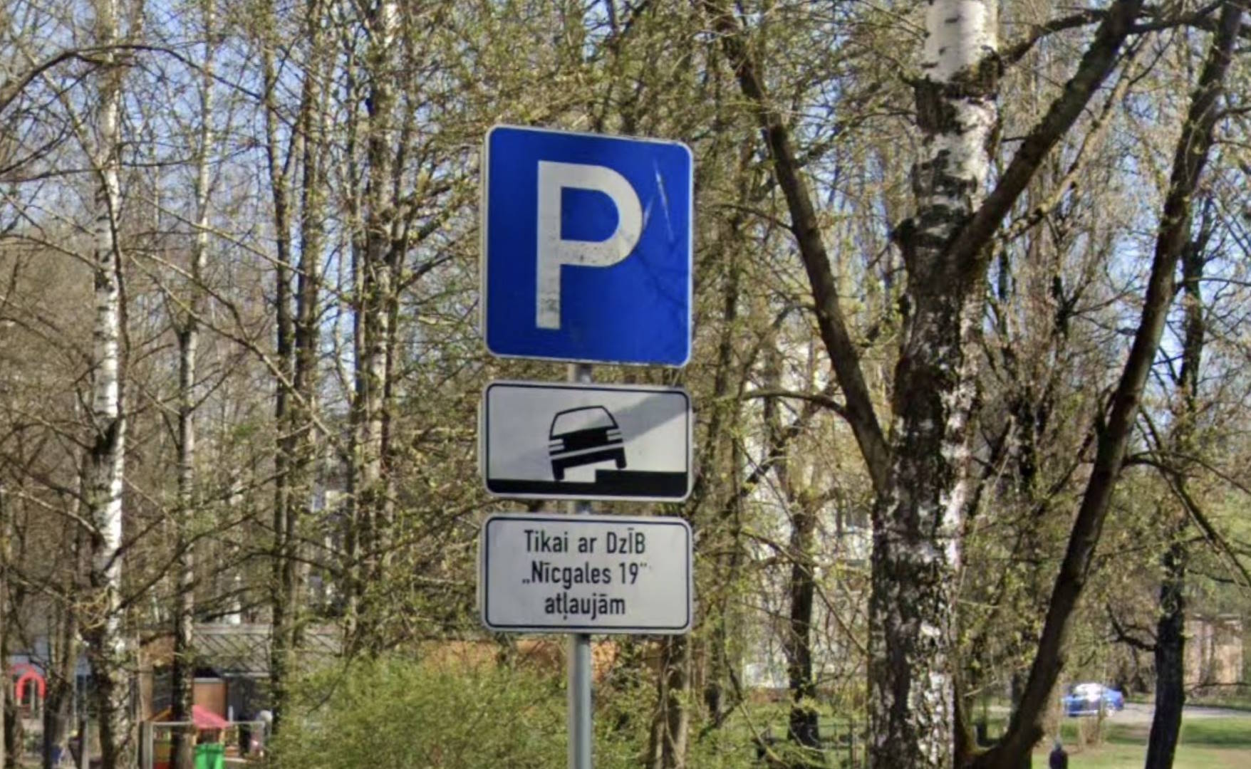 Stāvvietas ceļa zīme